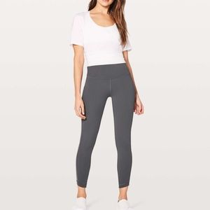 Lululemon Wunder Under Hi-Rise 7/8 Tight (Awaken) 25" size 6 in EUC